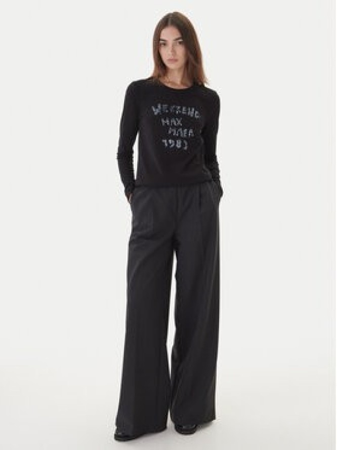 Weekend Max Mara Bluzka Renoir 2525946032 Czarny Regular Fit