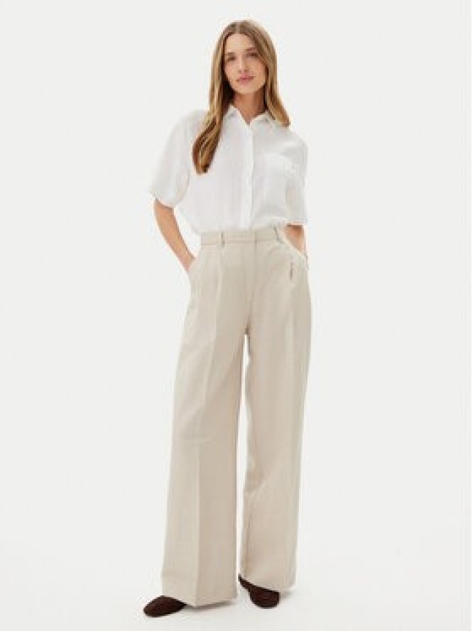 Tommy Hilfiger Spodnie materiałowe WW0WW45460 Beżowy Relaxed Fit