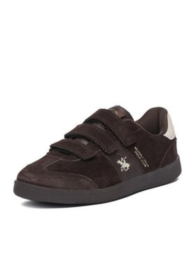 Beverly Hills Polo Club Sneakersy EO-WP40-LC-250901N Brązowy ciemny