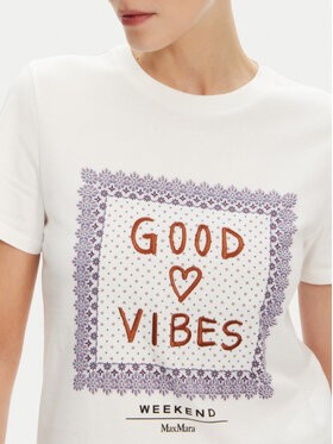 Weekend Max Mara T-Shirt Ara 2525976041 Biały Regular Fit