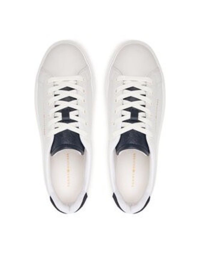 Tommy Hilfiger Sneakersy Th Feminine Platform Monogram FW0FW09594 Biały