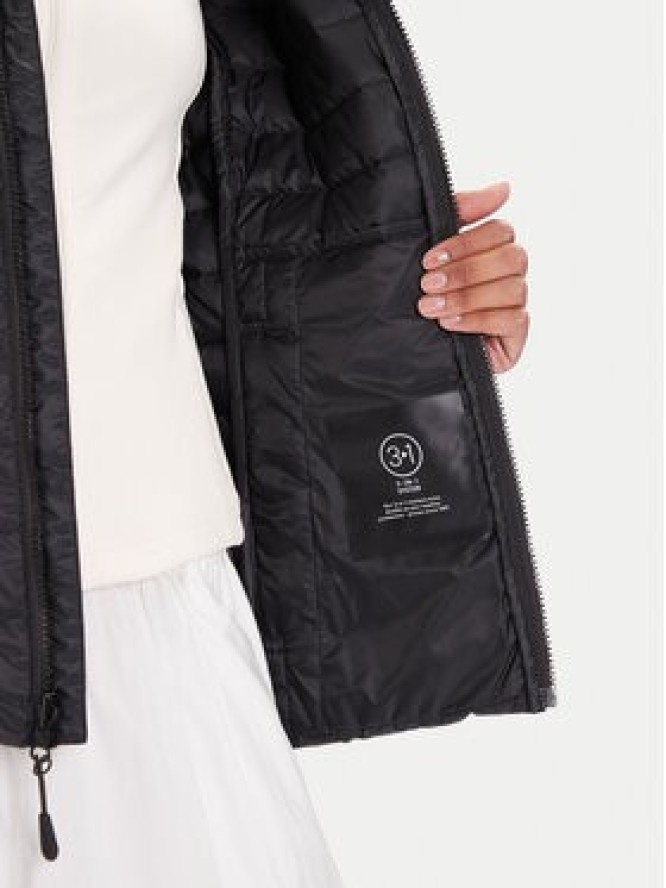 Jack Wolfskin Kurtka puchowa Pilvi 1207761 Czarny Regular Fit