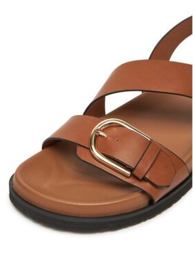 JENNY Sandały WS173-20 Brązowy