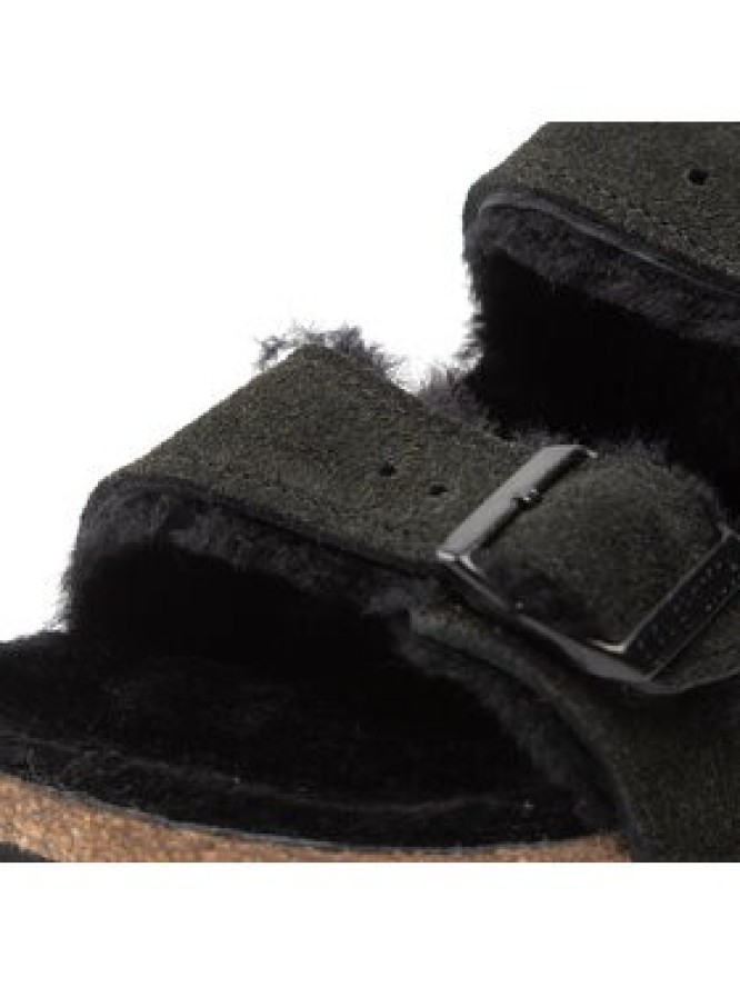Birkenstock Klapki Arizona Shearling 0752663 Czarny