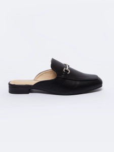 Klapki damskie eleganckie czarne NN274A076 906