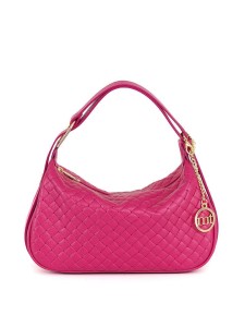 Mia Tomazzi Skórzana torebka "Bazzoni" w kolorze różowym - 29 x 17 x 12 cm rozmiar: onesize