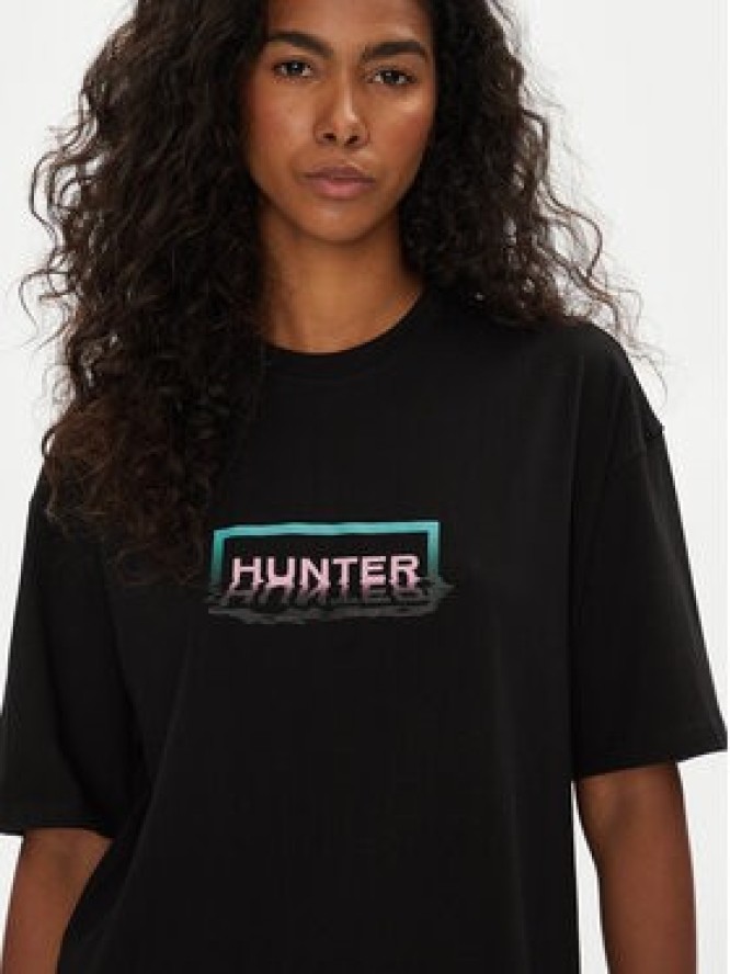 Hunter T-Shirt Abele UNISEX HARU0007251 Czarny Regular Fit