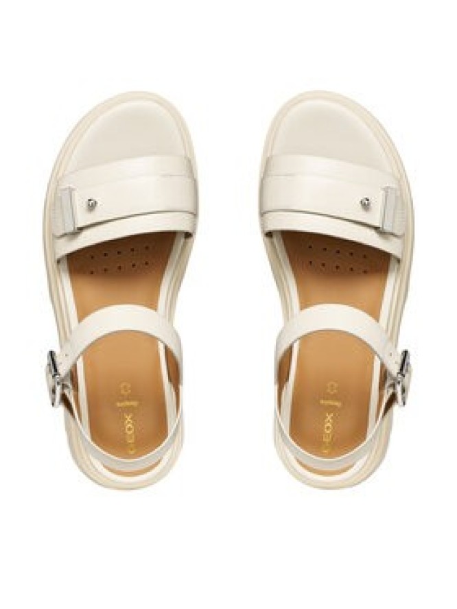 Geox Sandały D670NB-00043 Kremowy