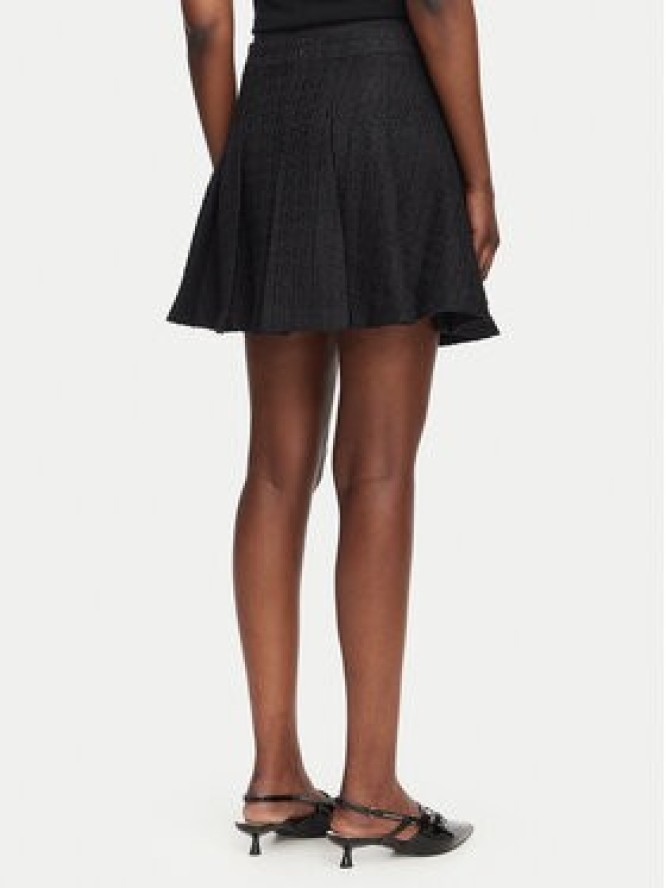 KARL LAGERFELD Spódnica mini B3W12021 Czarny A-Line Fit