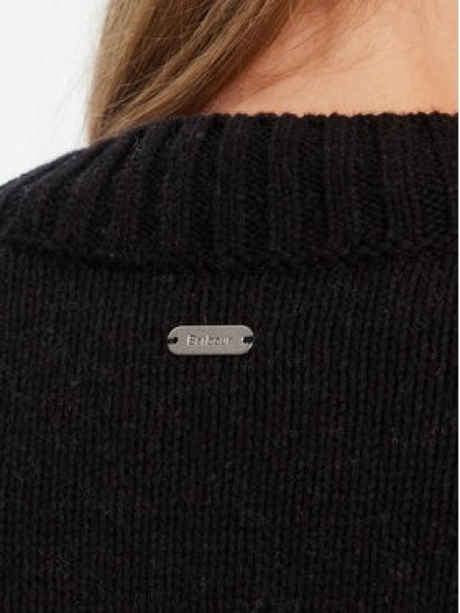 Barbour Sweter Cecelia LKN1676MI11 Czarny Relaxed Fit