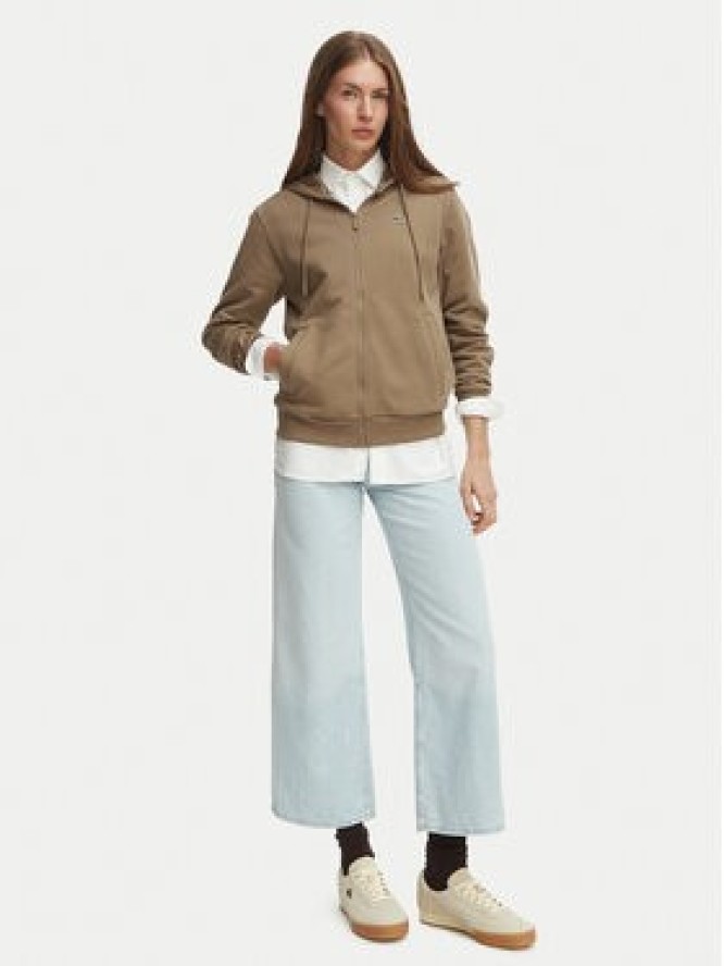 Lacoste Bluza SF5256 Brązowy jasny Regular Fit