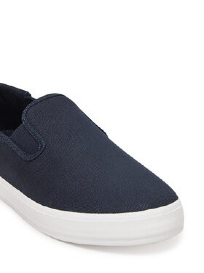 Tommy Hilfiger Tenisówki Vulc Canvas Slip-On Sneaker FW0FW08645 Granatowy