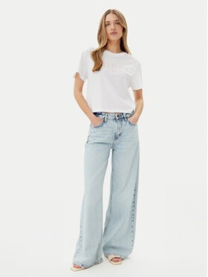 Guess T-Shirt V5GI09 K9RM1 Biały Regular Fit