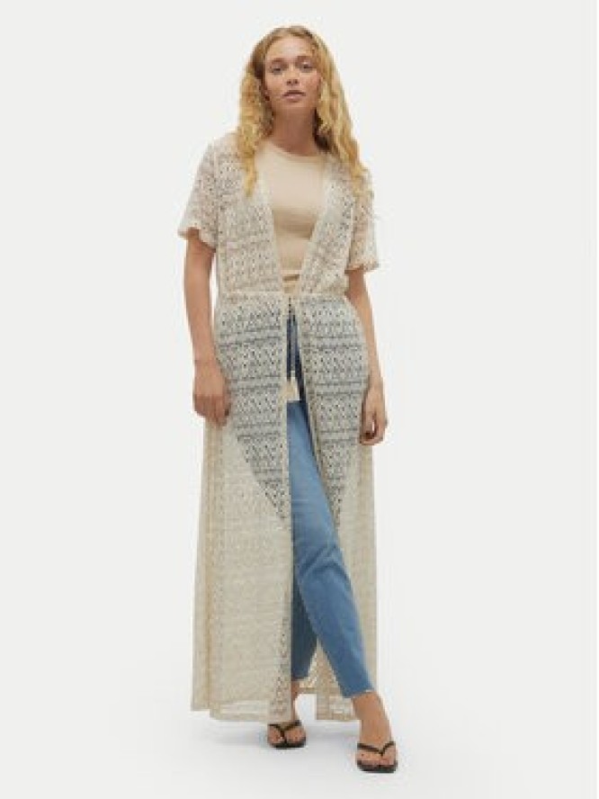 Vero Moda Kardigan Maya 10304466 Beżowy Regular Fit