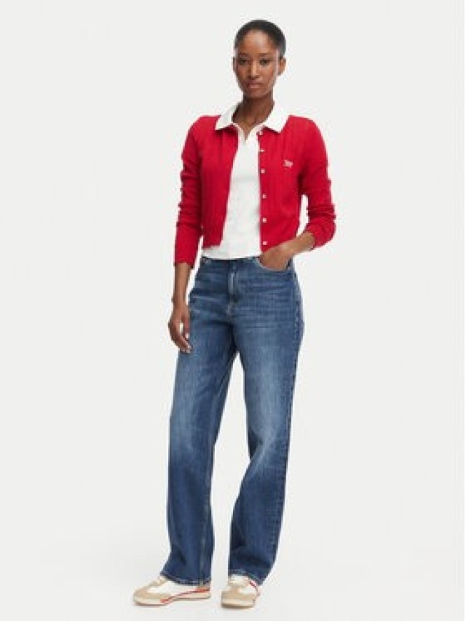 Tommy Jeans Jeansy Layla High Rise DW0DW23157 Niebieski Straight Leg