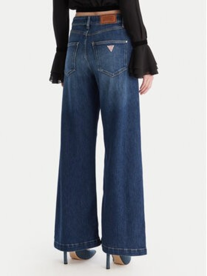Guess Jeansy W5BA1C D0615 Niebieski Wide Leg