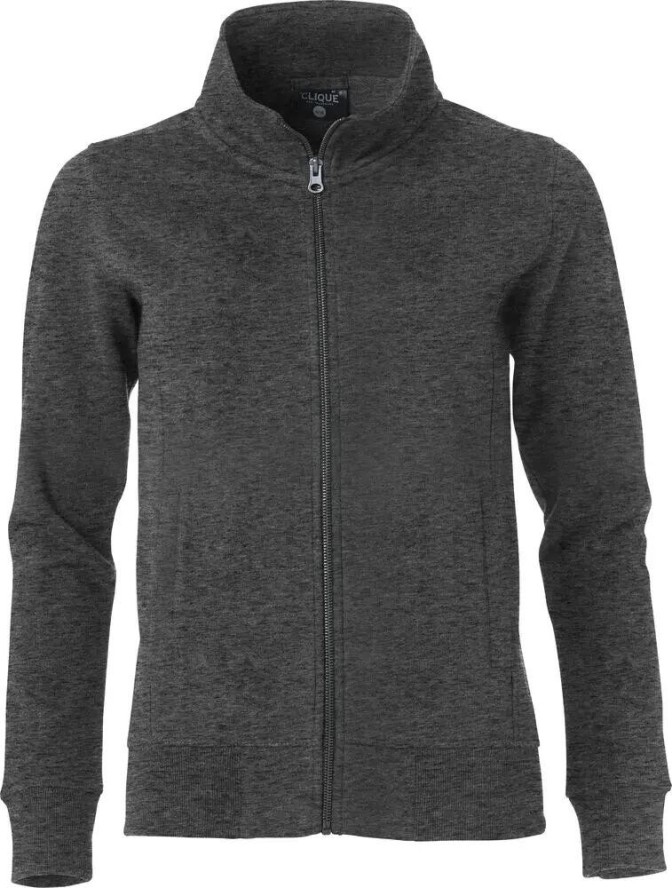 clique Classic Cardigan Damski z mieszanki bawełny, anthracite melange