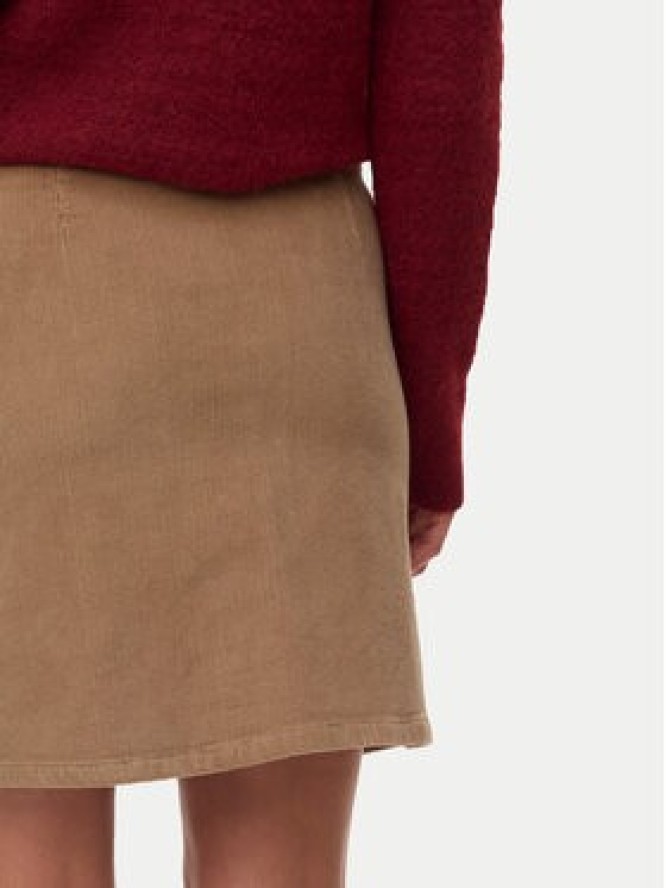 Vero Moda Spódnica mini Etta 10315342 Beżowy Regular Fit