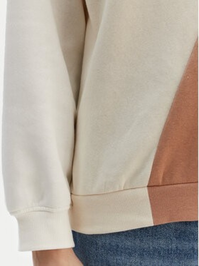 Roxy Bluza ERJFT04868 Beżowy Relaxed Fit