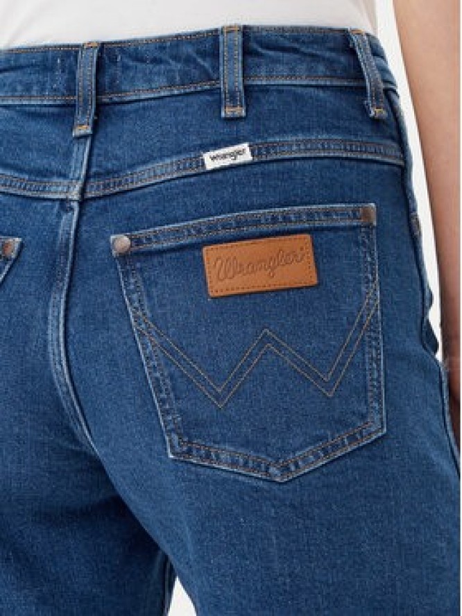 Wrangler Szorty jeansowe Cowboy 112366267 Niebieski Relaxed Fit