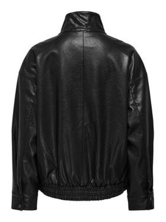 ONLY Kurtka z imitacji skóry Julia 15373024 Czarny Loose Fit
