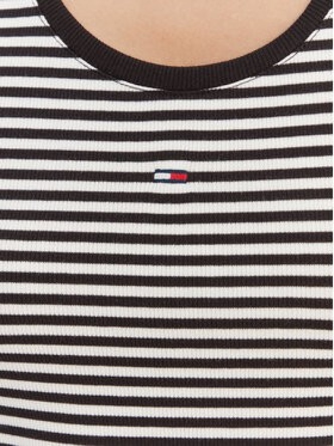 Tommy Jeans Sukienka codzienna Essential DW0DW20674 Czarny Slim Fit