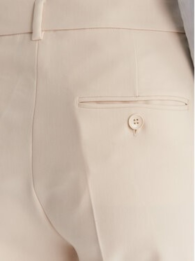 Weekend Max Mara Spodnie materiałowe Rana 2615131021 Écru Slim Fit