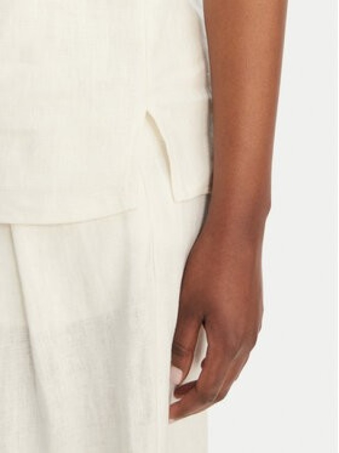 Eleh Bluzka SS260317 Biały Regular Fit