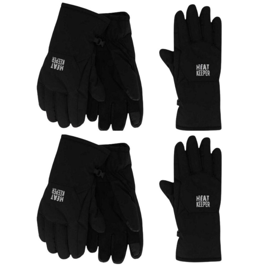 Damskie rękawiczki zimowe Softshell 4 pary