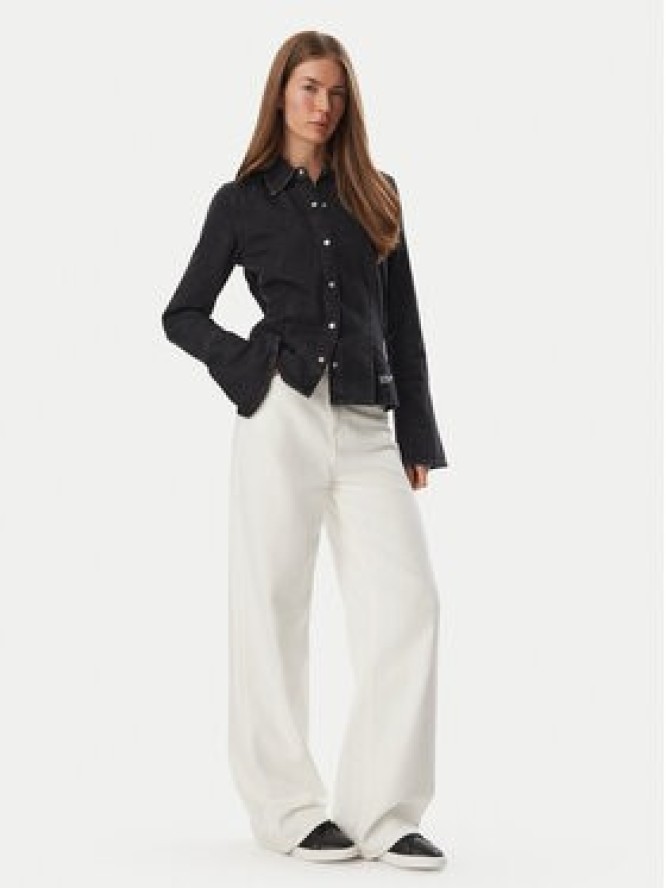 Karl Lagerfeld Jeans Koszula jeansowa B4W11007 Czarny Slim Fit