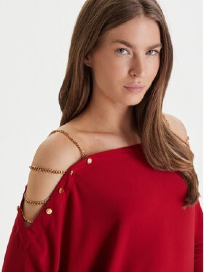 Marciano Guess Bluzka 6RGP05 6257A Czerwony Regular Fit