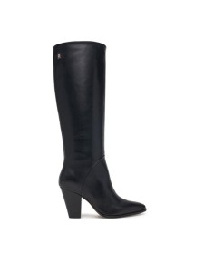 Tommy Hilfiger Kozaki Clean Tubular Knee Boot FW0FW09584 Czarny