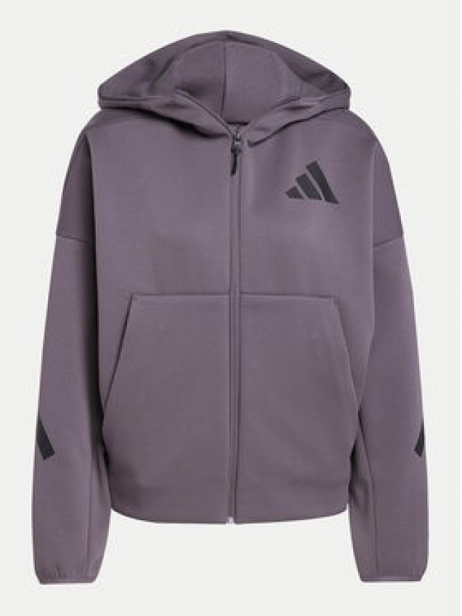 adidas Bluza Z.N.E. JD5985 Szary Loose Fit