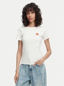 HUGO T-Shirt Deloris 5 50571074 Biały Regular Fit
