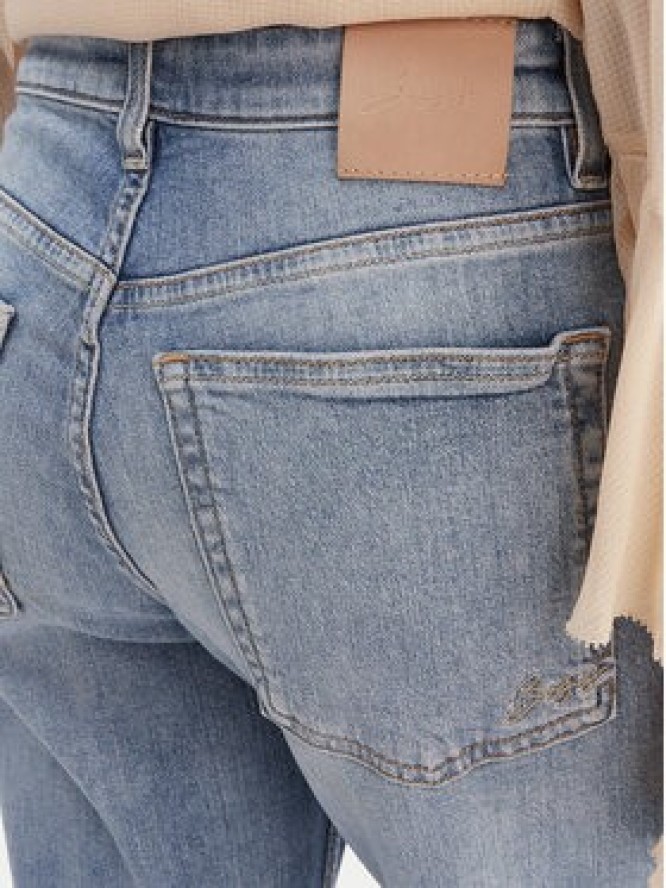 BOSS Jeansy Soft Kick 50552430 Niebieski Flare Fit