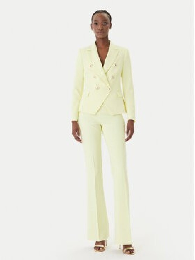 Rinascimento Spodnie materiałowe CFC0127876003 Żółty Slim Fit