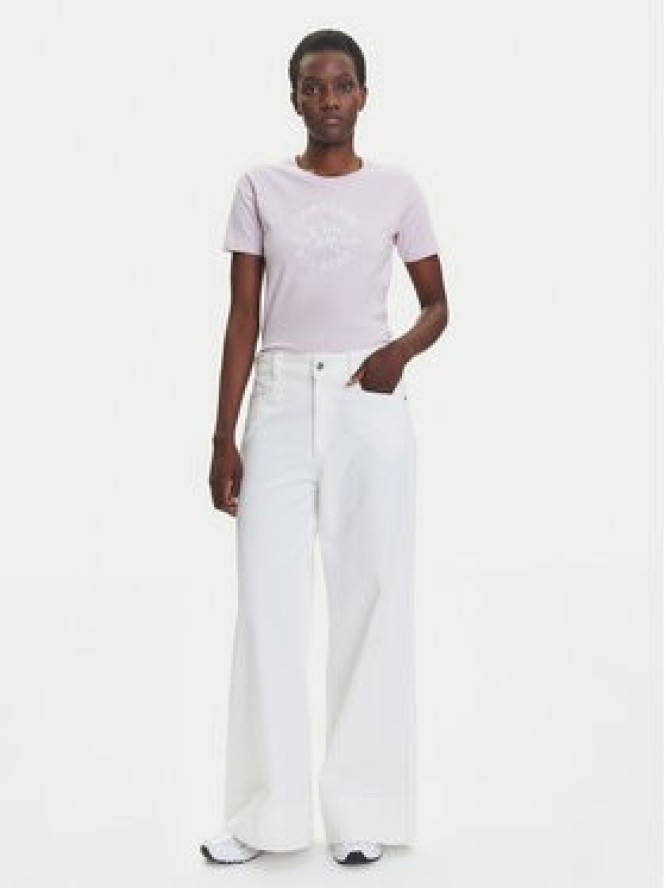 Converse T-Shirt Floral Chuck Taylor 10027751-A03 Różowy Regular Fit