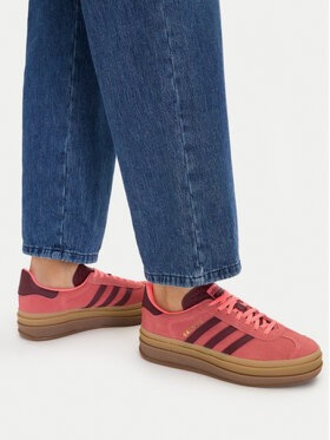 adidas Sneakersy Gazelle Bold KI7213 Pomarańczowy