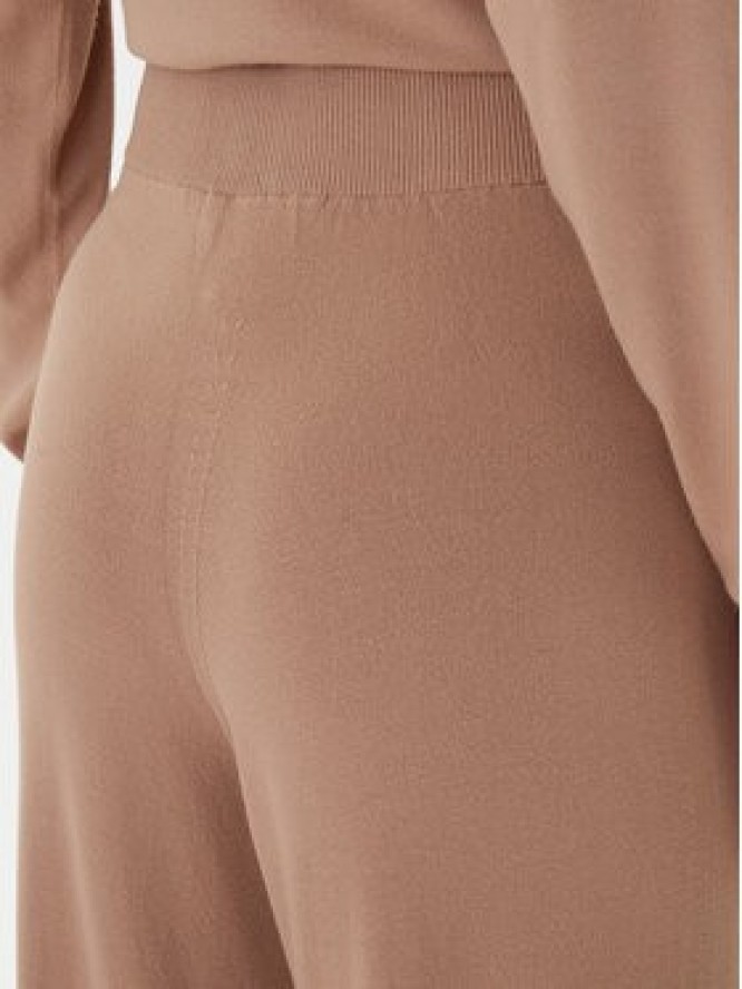 Kontatto Spodnie dzianinowe 3M0803C Beżowy Regular Fit