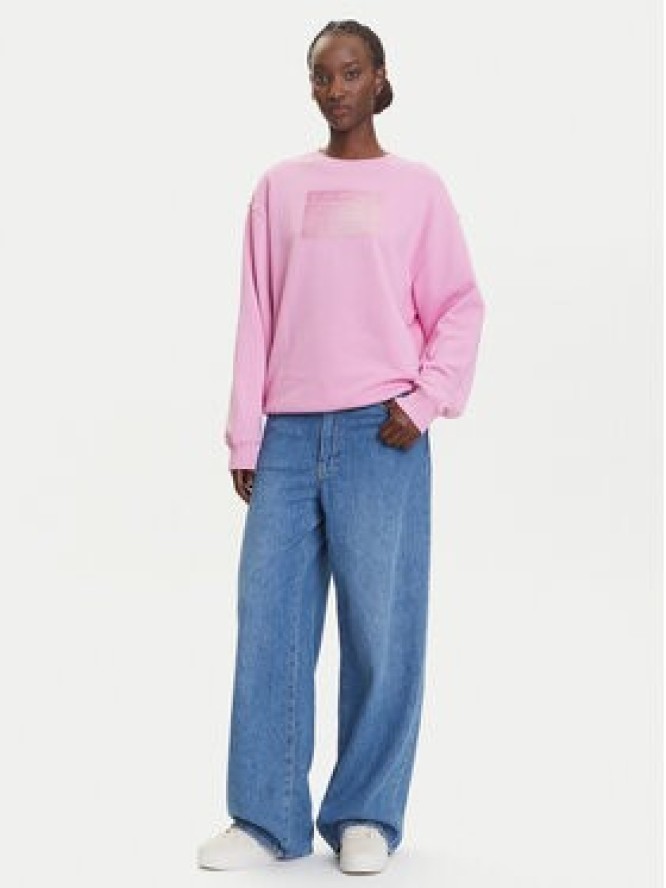 Tommy Jeans Bluza Gradient Flag DW0DW21396 Różowy Relaxed Fit