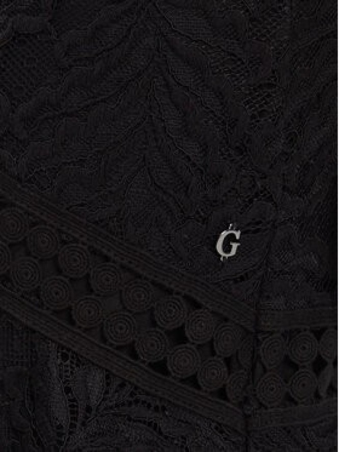 Guess Sukienka koktajlowa W5YK0C KCS90 Czarny Classic Fit