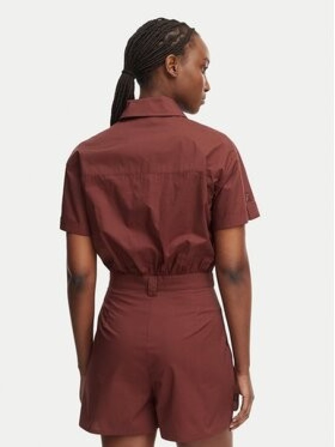 Patrizia Pepe Kombinezon 2T0095/A9B9-B887 Brązowy ciemny Regular Fit