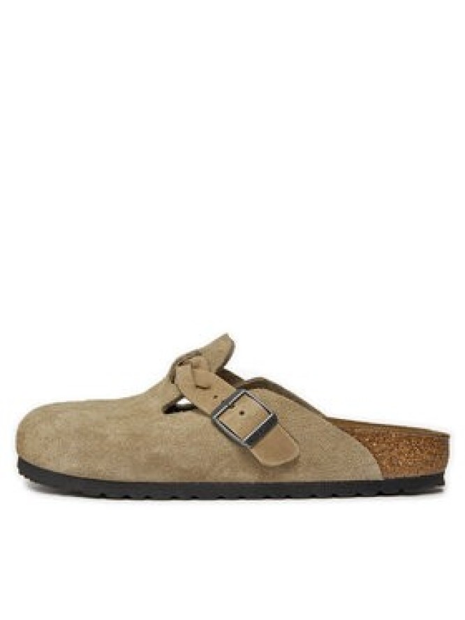 Birkenstock Klapki Boston Braided 1026694 Brązowy