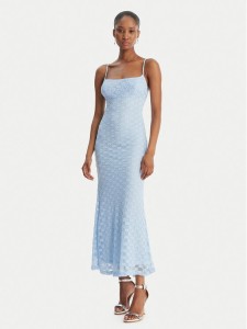 Bardot Sukienka letnia Adoni 57998DB1 Błękitny Slim Fit