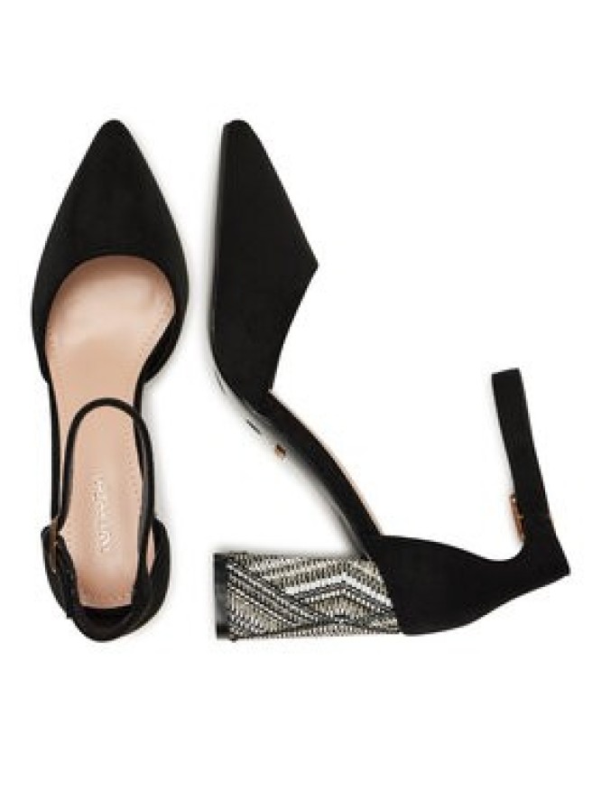 DeeZee Czółenka A1-0272H1 Czarny