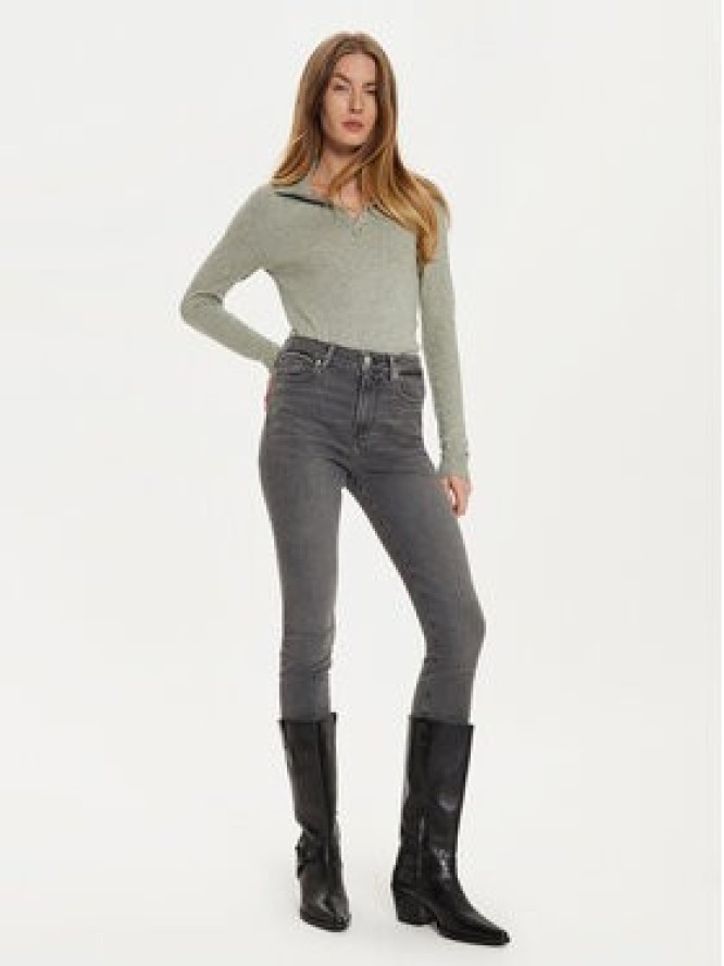 Vero Moda Sweter Happiness 10317993 Szary Slim Fit