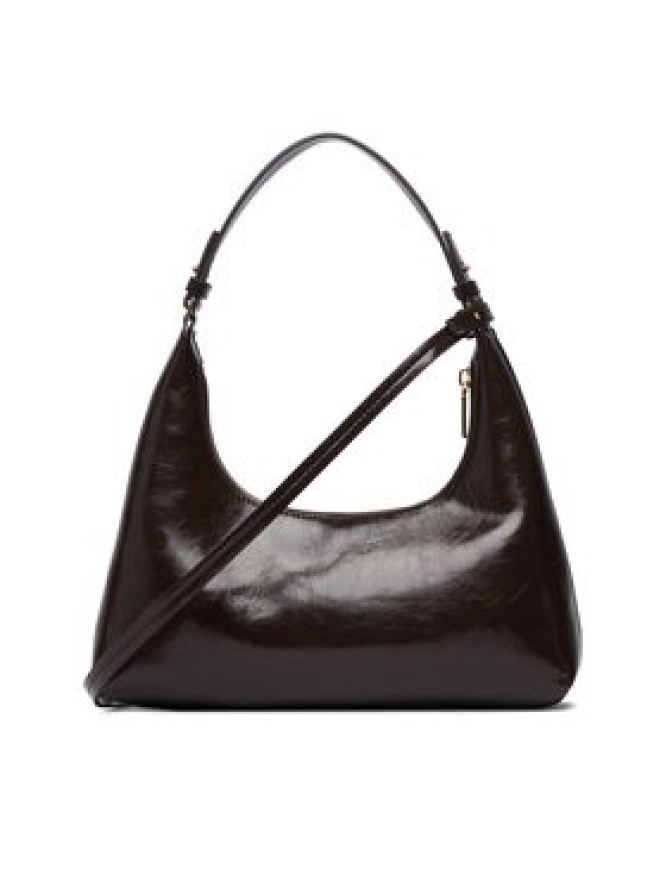 Calvin Klein Torebka Foil Logo Glossy Conv Shoulder B LV04F3737G Brązowy