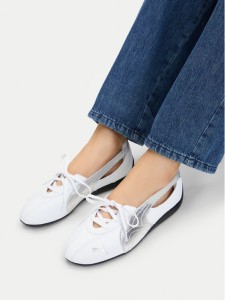 Puma Baleriny Speedcat Ballet Nova Metallic Wns 408342 01 Biały