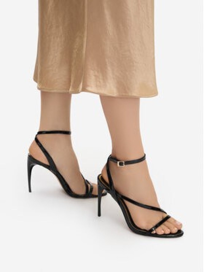 Eva Minge Sandały EO-TORI-LT2035-6 Czarny