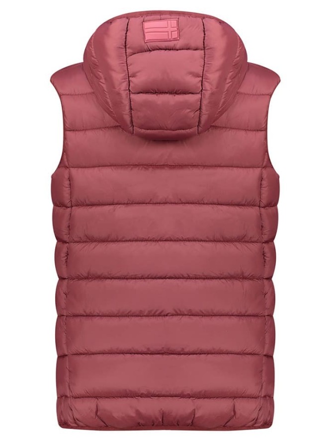 Geographical Norway Kamizelka pikowana "Vatikotal" w kolorze bordowym rozmiar: M